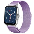 Bracelet métal magnétique 20 à 22 mm pour Amazfit – Couleur du bracelet Lavender 22