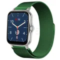 Bracelet métal magnétique 20 à 22 mm pour Amazfit – Couleur du bracelet Olive 18