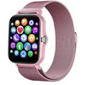 Bracelet métal magnétique 20 à 22 mm pour Amazfit – Couleur du bracelet pink gold 7
