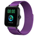 Bracelet métal magnétique 20 à 22 mm pour Amazfit – Couleur du bracelet pruple 9