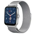 Bracelet métal magnétique 20 à 22 mm pour Amazfit – Couleur du bracelet silver 1