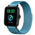Bracelet métal magnétique 20 à 22 mm pour Amazfit – Couleur du bracelet Sky blue 15
