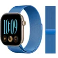 Bracelet métal Milanese Loop 40 à 49 mm pour Apple Watch – Couleur du bracelet Blue