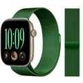 Bracelet métal Milanese Loop 40 à 49 mm pour Apple Watch – Couleur du bracelet Dark green