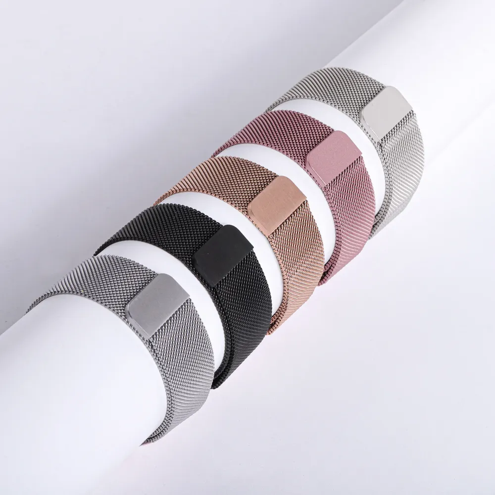 Bracelet métal Milanese Loop 40 à 49 mm pour Apple Watch