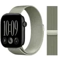 Bracelet métal Milanese Loop 40 à 49 mm pour Apple Watch – Couleur du bracelet Gray