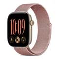 Bracelet métal Milanese Loop 40 à 49 mm pour Apple Watch – Couleur du bracelet new pink