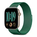 Bracelet métal Milanese Loop 40 à 49 mm pour Apple Watch – Couleur du bracelet Pine green