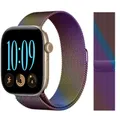 Bracelet métal Milanese Loop 40 à 49 mm pour Apple Watch – Couleur du bracelet rainbow