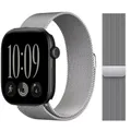 Bracelet métal Milanese Loop 40 à 49 mm pour Apple Watch – Couleur du bracelet silver