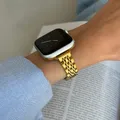 Bracelet métal mince pour Apple Watch 38 à 49 mm – Couleur du bracelet 3. Or