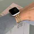 Bracelet métal mince pour Apple Watch 38 à 49 mm – Couleur du bracelet 4. laiton