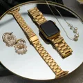 Bracelet métal mince pour Apple Watch 38 à 49 mm – 6