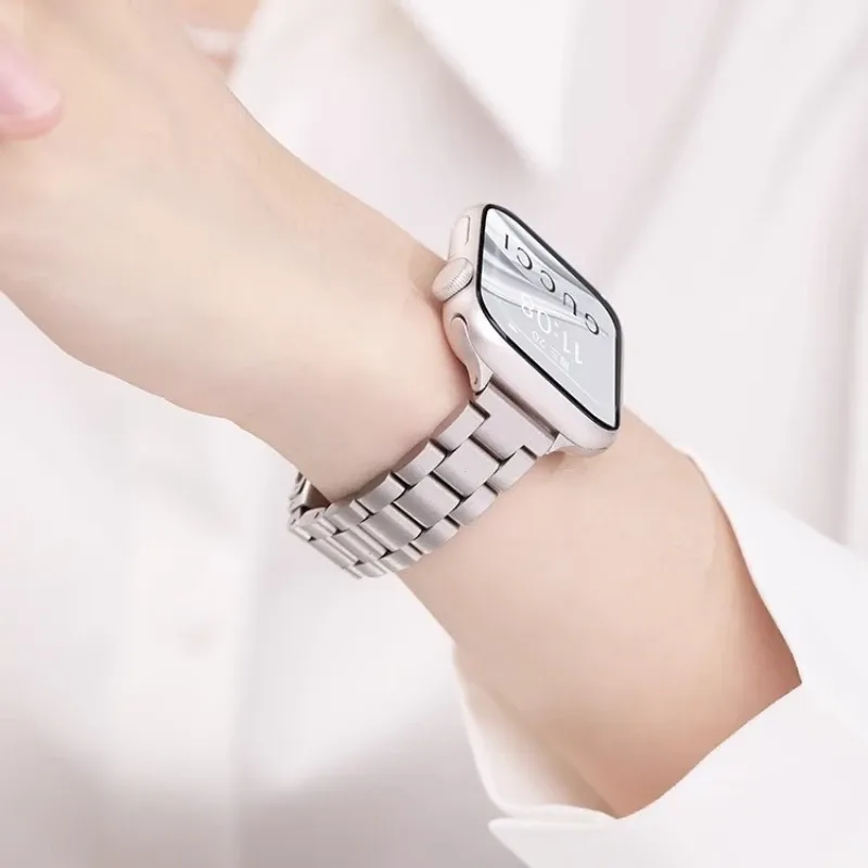 Bracelet métal mince pour Apple Watch 38 à 49 mm