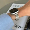 Bracelet métal mince pour Apple Watch 38 à 49 mm – Couleur du bracelet Silver