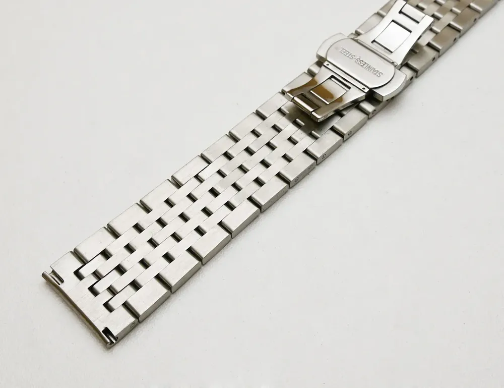 Bracelet métal poli 18 à 24 mm argent et or