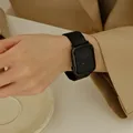 Bracelet métal pour Apple Watch 38 à 49 mm – Couleur du bracelet Black