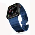 Bracelet métal pour Apple Watch 38 à 49 mm – Couleur du bracelet Blue