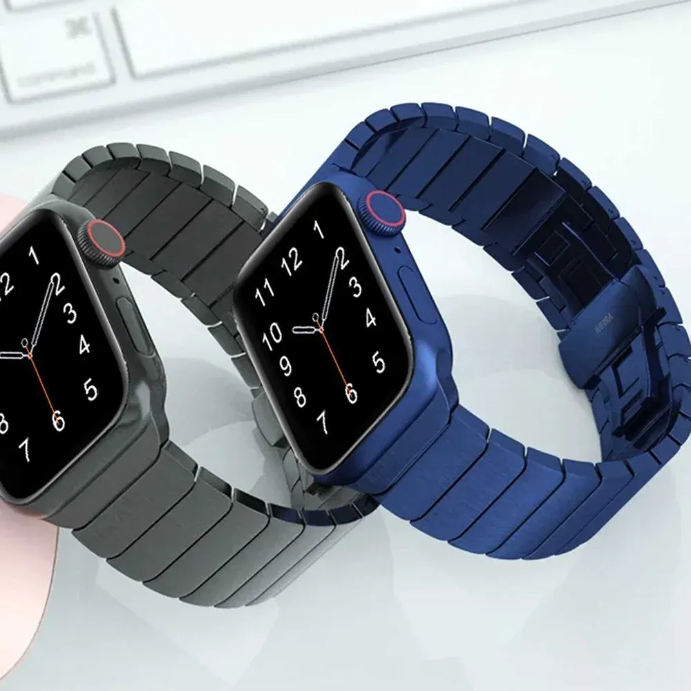 Bracelet métal pour Apple Watch 38 à 49 mm