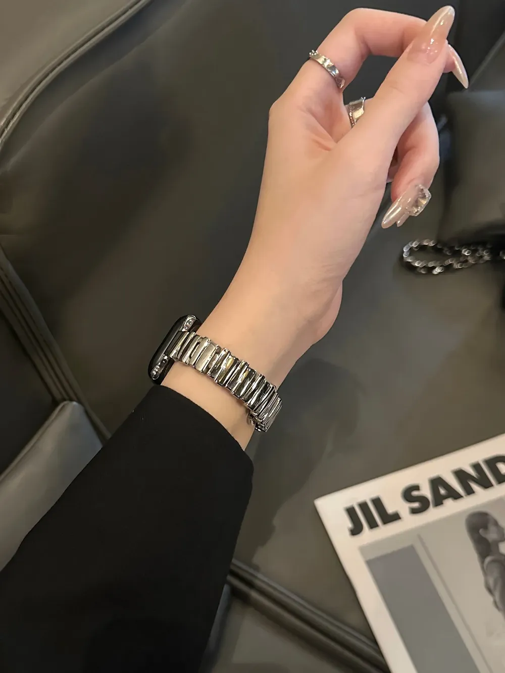 Bracelet métal pour Apple Watch 38 à 49 mm