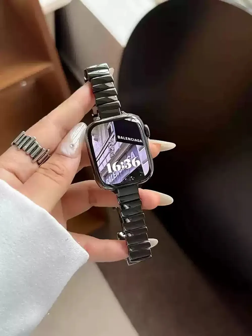 Bracelet métal pour Apple Watch 38 à 49 mm