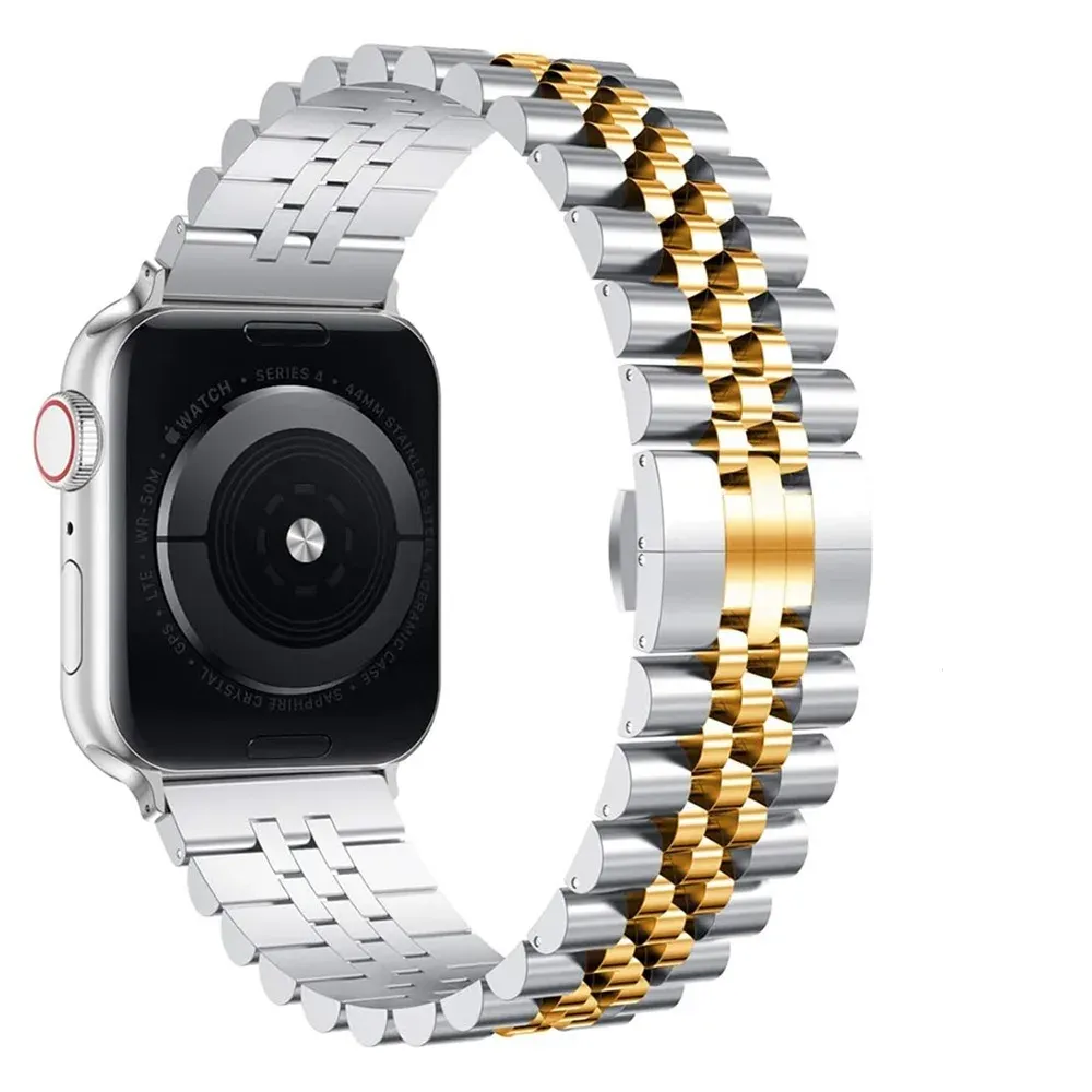 Bracelet métal pour Apple Watch 38 à 49 mm