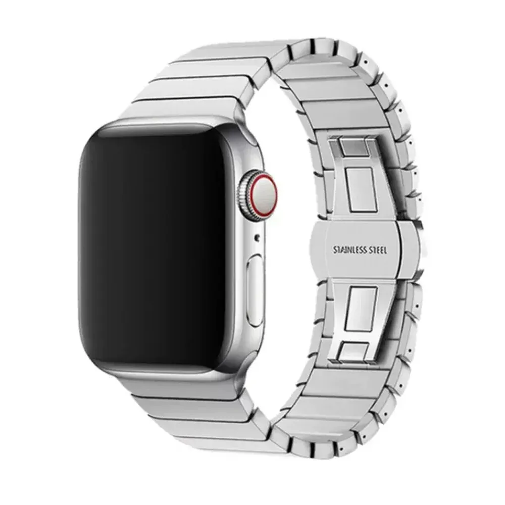 Bracelet métal pour Apple Watch 38 à 49 mm