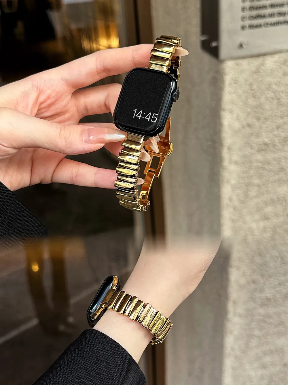 Bracelet métal pour Apple Watch 38 à 49 mm