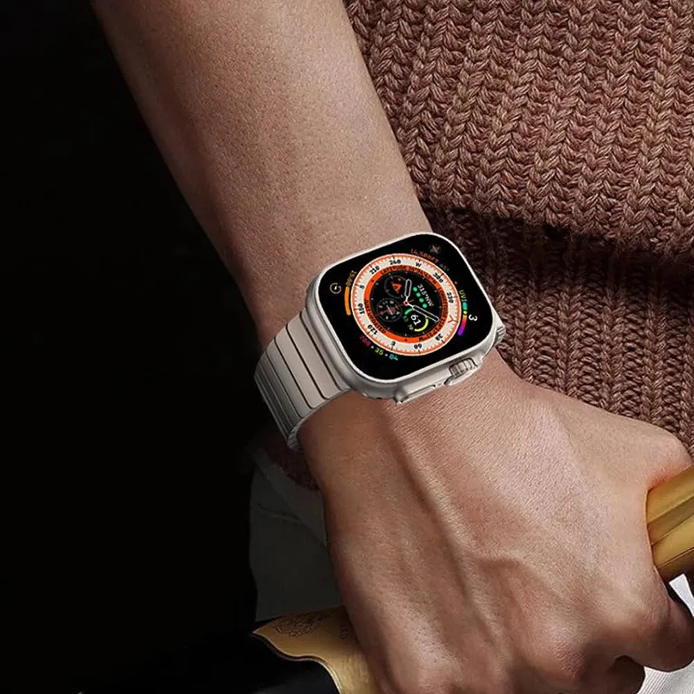 Bracelet métal pour Apple Watch 38 à 49 mm
