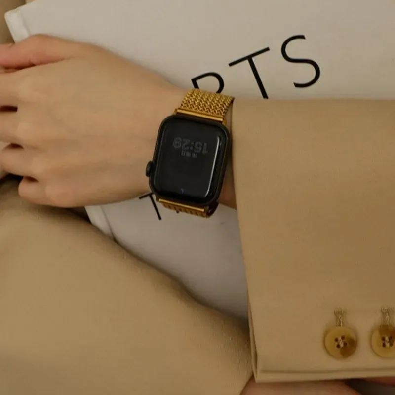 Bracelet métal pour Apple Watch 38 à 49 mm