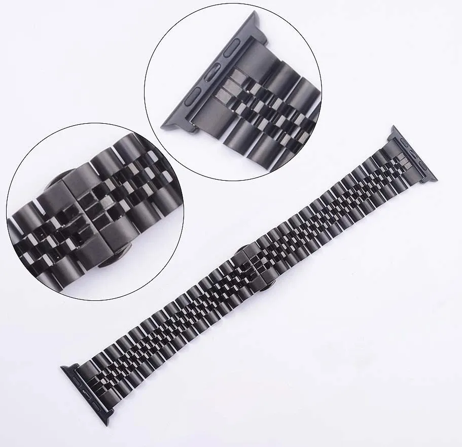 Bracelet métal pour Apple Watch 38 à 49 mm