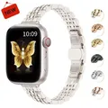 Bracelet métal pour Apple Watch 38 à 49 mm femmes – 1