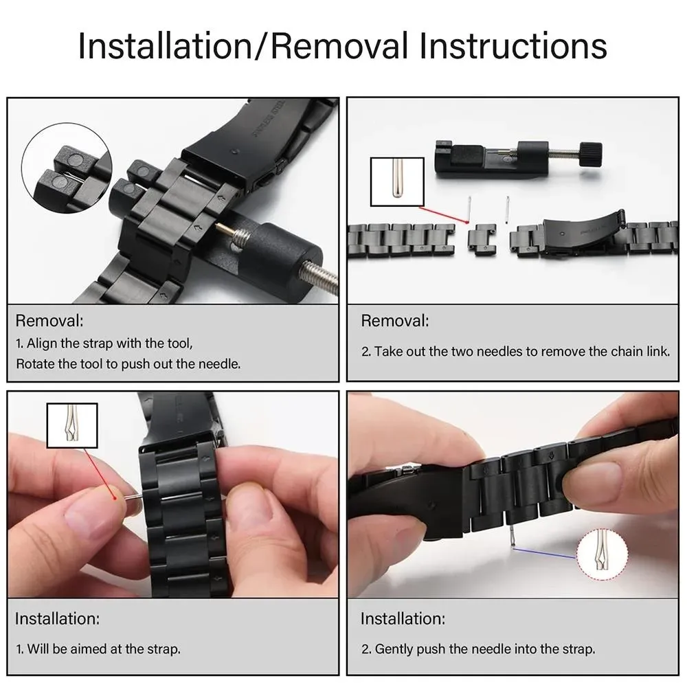 Bracelet métal pour Apple Watch 38 à 49 mm femmes