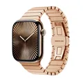 Bracelet métal pour Apple Watch 38 à 49 mm – Couleur du bracelet Rose Gold