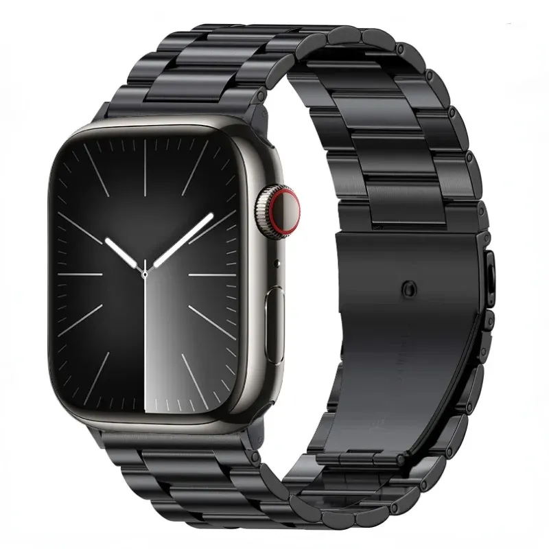 Bracelet métal pour Apple Watch 38 à 49 mm série 10