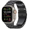 Bracelet métal pour Apple Watch 38 à 49 mm série 10 – Couleur du bracelet Noir