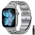 Bracelet métal pour Apple Watch 40 à 49 mm – Couleur du bracelet Argent