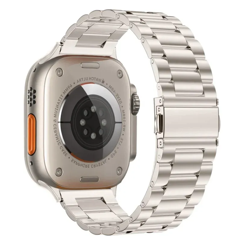 Bracelet métal pour Apple Watch 40 à 49 mm