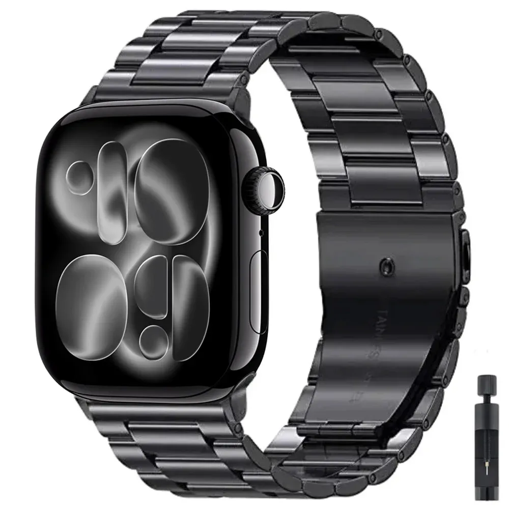 Bracelet métal pour Apple Watch 40 à 49 mm