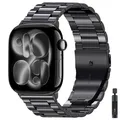 Bracelet métal pour Apple Watch 40 à 49 mm – Couleur du bracelet Noir
