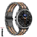 Bracelet métal pour Galaxy Watch 8 40 à 46 mm – Couleur du bracelet Black Rose Gold