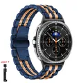 Bracelet métal pour Galaxy Watch 8 40 à 46 mm – Couleur du bracelet Blue Rose Gold
