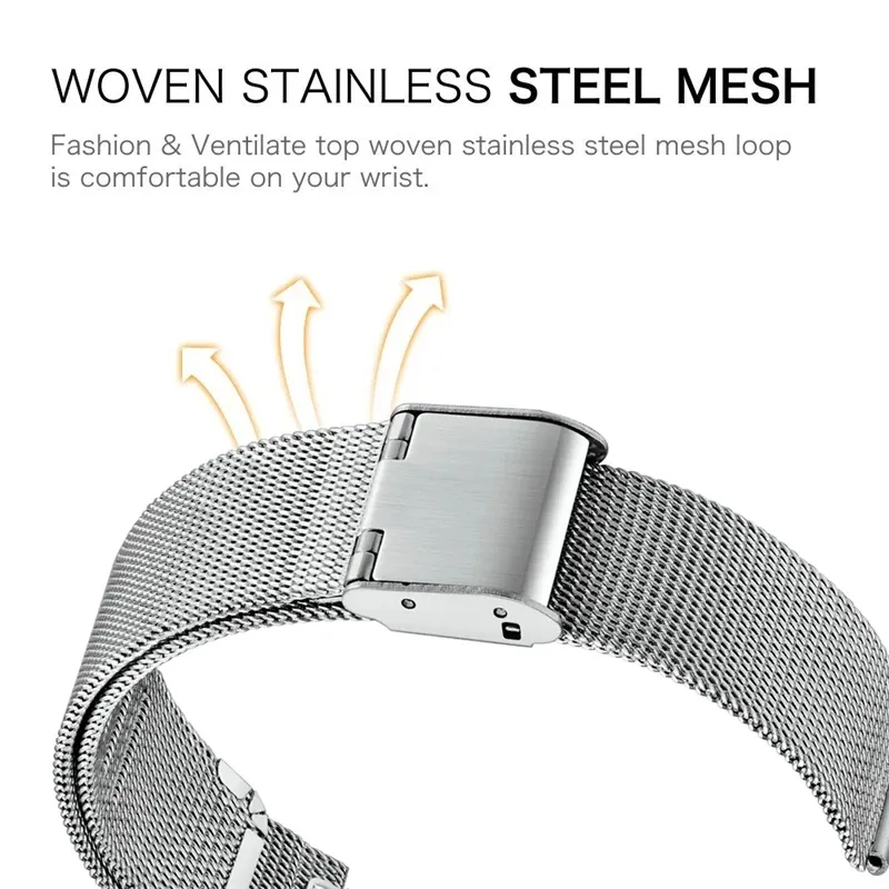 Bracelet métal pour Huawei Watch Fit 3 à 5 Pro