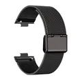 Bracelet métal pour Huawei Watch Fit 3 à 5 Pro – Couleur du bracelet ML-Black