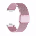 Bracelet métal pour Huawei Watch Fit 3 à 5 Pro – Couleur du bracelet ML-Pink