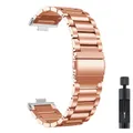 Bracelet métal pour Huawei Watch Fit 3 à 5 Pro – Couleur du bracelet Rose Gold