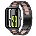Bracelet métal pour Redmi Watch 4 5 6 et Mi Band 8 9 10 Pro – Couleur du bracelet Black rose powder