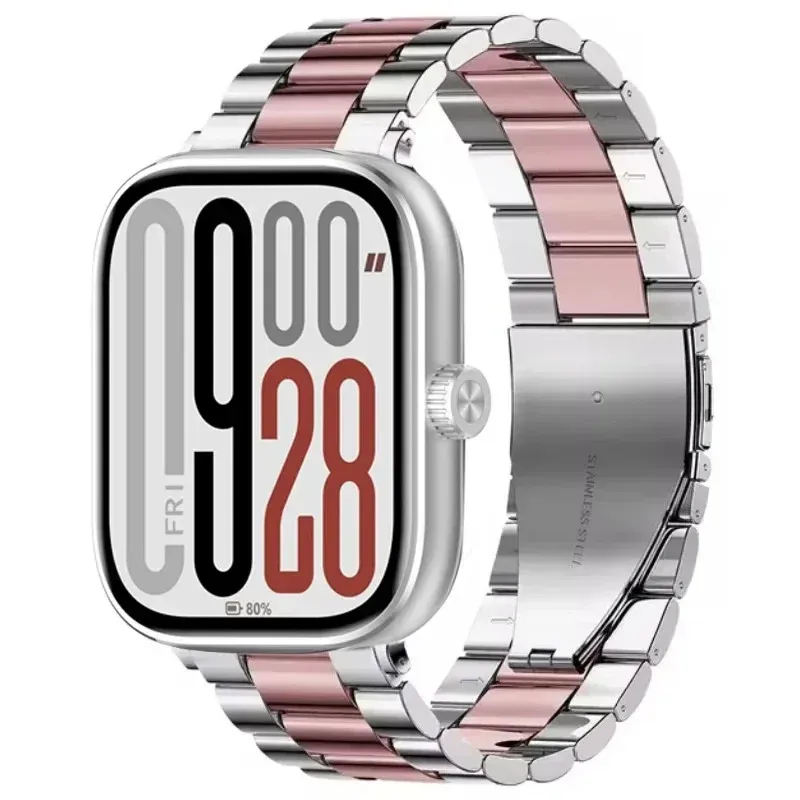 Bracelet métal pour Redmi Watch 4 5 6 et Mi Band 8 9 10 Pro