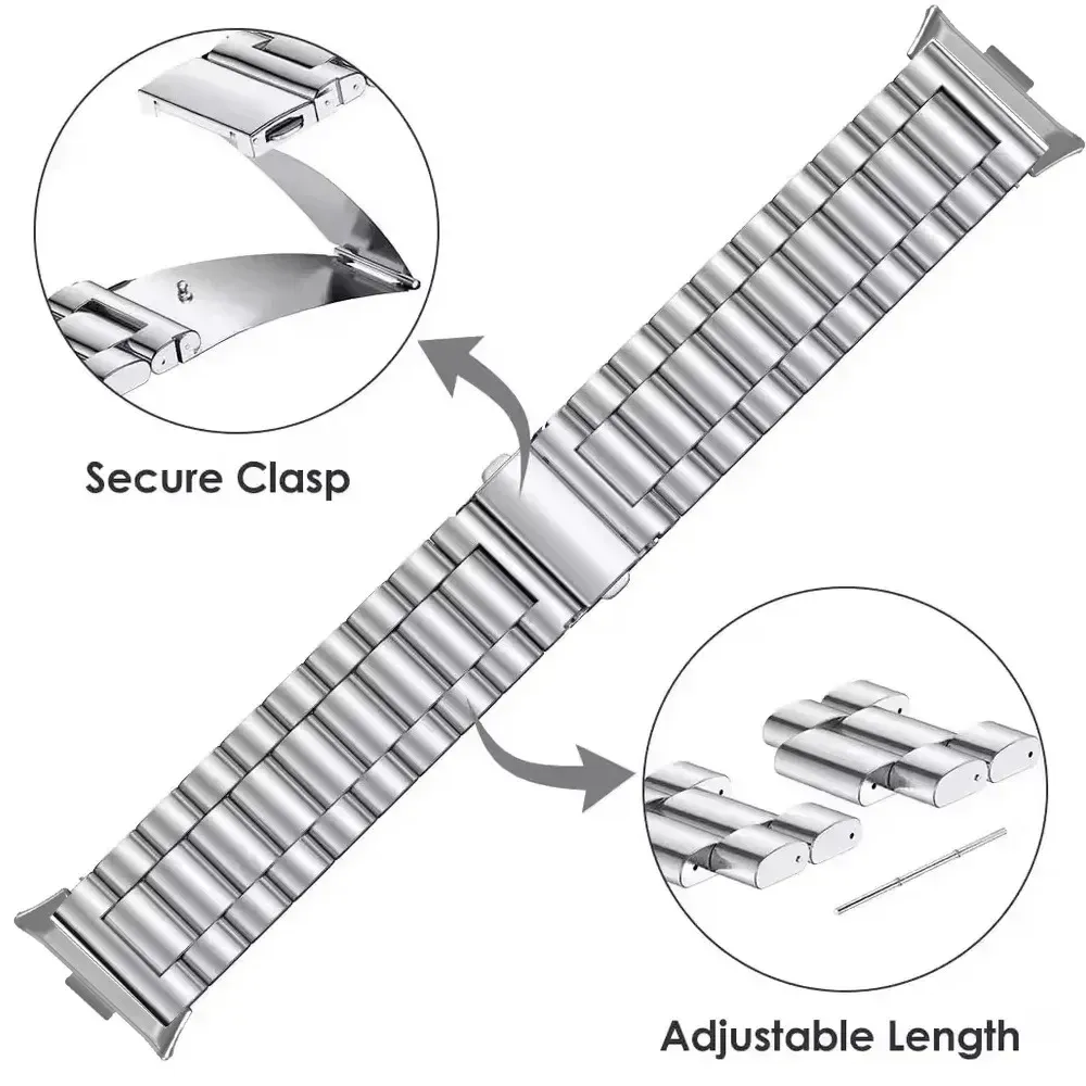 Bracelet métal pour Redmi Watch 4 5 6 et Mi Band 8 9 10 Pro