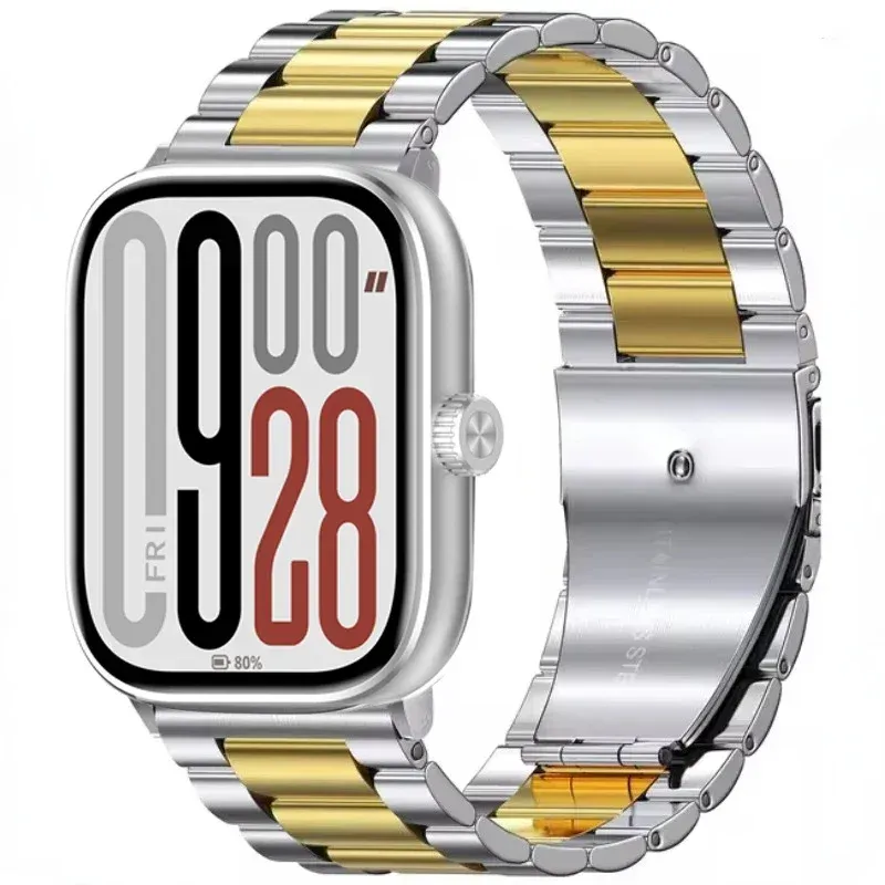 Bracelet métal pour Redmi Watch 4 5 6 et Mi Band 8 9 10 Pro